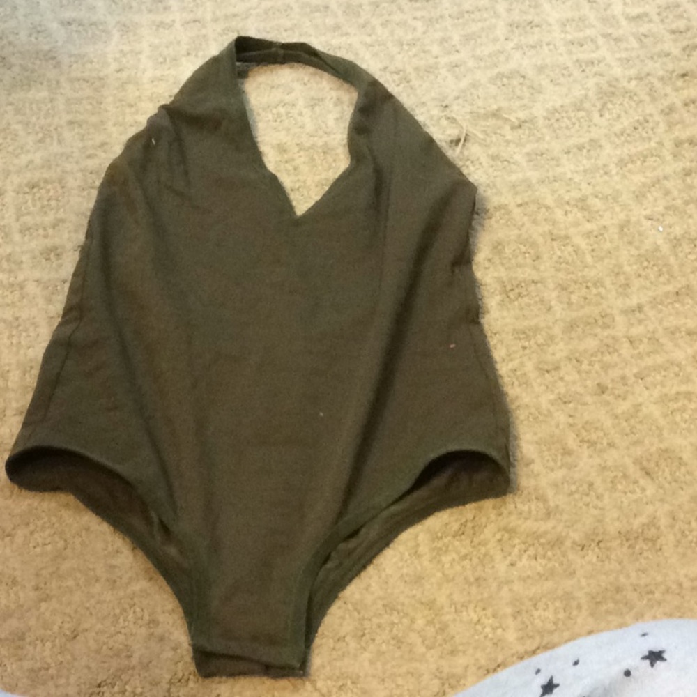 Halter top body suit